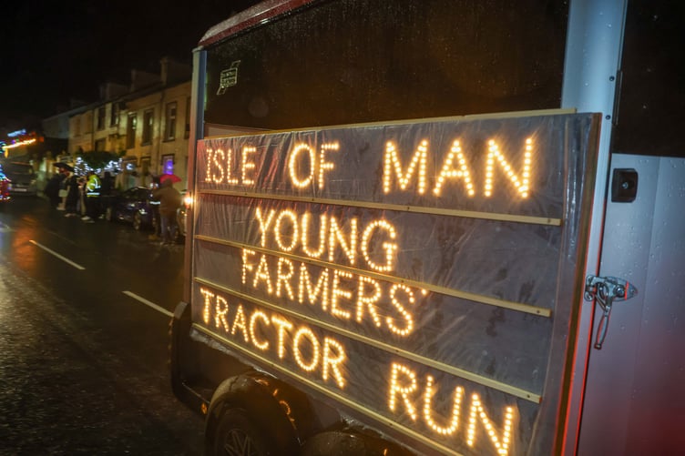 A bright sign on a horse carriage in Foxdale