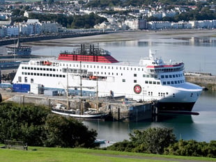 Man had barely driven off the ferry when staff raised alarm