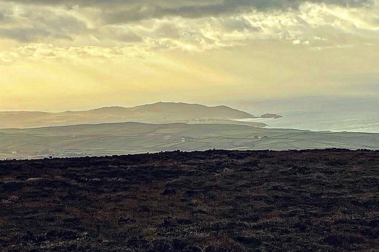 Views of the west coast from Slieu Freoaghane