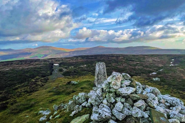 The  top of Slieu Freoaghane