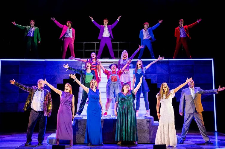 The UK Tour of 'The Band' performing the song 'Greatest Days' (Photo by Alastair Muir)