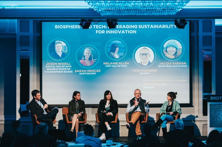 Biosphere panel at Digital Isle