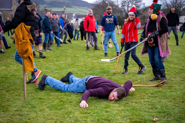 A very relieved southern goalkeeper, Cammag, 2023