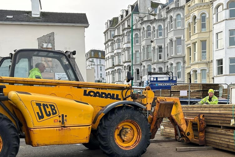 Next batch of timber is delivered for Queen's Pier
