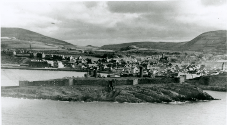 Peel in the 1940s (picture courtesy of Manx National Heritage)