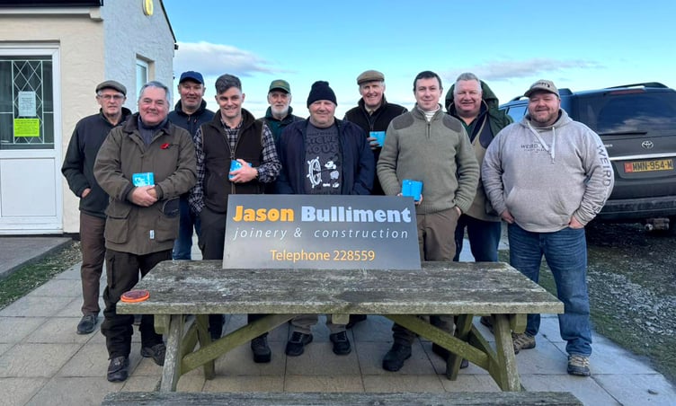 Competitors in the second round of the English Sporting winter league at Ayre Clay Target Club last weekend