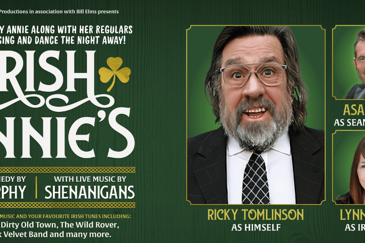 Irish Annie's, featuring Royle Family star Ricky Tomlinson, is coming to the Gaiety Theatre next summer