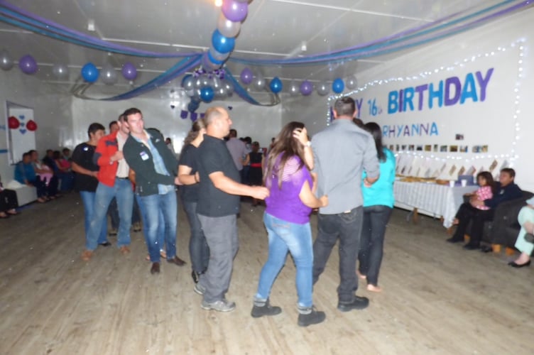 Party time on Tristan da Cunha