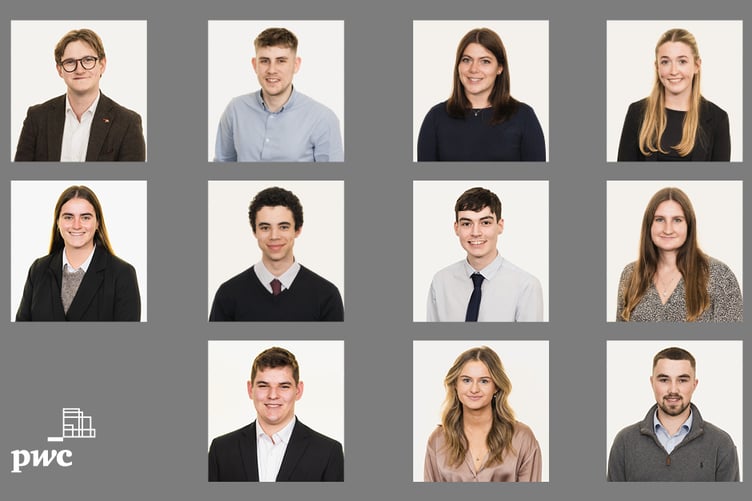 (Left to right, from top) Ben Smith, Bjorn Marcus, Emma Leith, Holly Burgess, Jade Coates, Jerome Brown, Jonny Callow, Marie Lothian, Ryan Bennett, Sinead Stephens and William Hassall