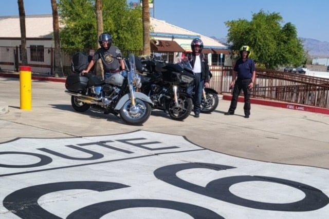 76-year-old Manxie rides Route 66 on Harley Davidson for fourth time
