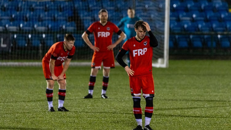 FC Isle of Man lost to Stockport Town at the Bowl on Saturday evening (Photo: Hannah McHugh)
