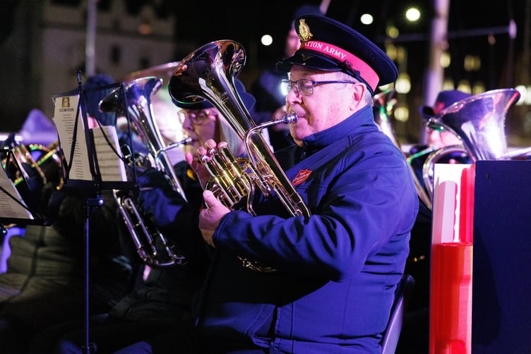 The Salvation Army perform Christmas carols