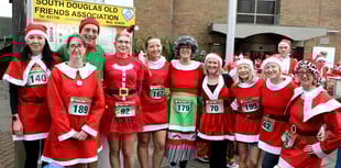 Ten fantastic photographs from the Isle of Man Bank Santa Dash 2024