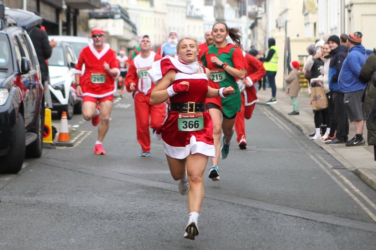 Island footballer Holly Sumner (No.366) pipped Isle of Man swimmer Laura Kinley for third place on the women's podium (Photo: Dave Norton)