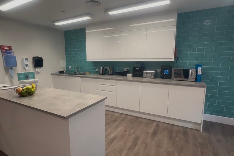 The kitchen space at Summerhill Views