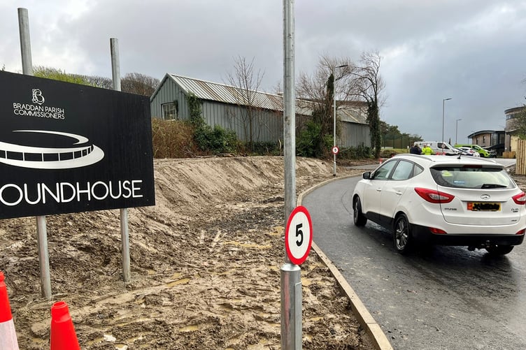New access road to Braddan Roundhouse