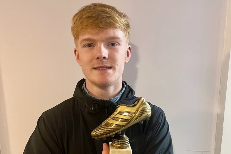 Peel forward Tomas Brown has become the first player to win three successive Young Player of the Month awards
