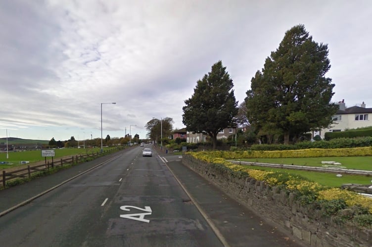 The incident occurred at Glencrutchery Road's junction with First Avenue (Photo: Google Maps)