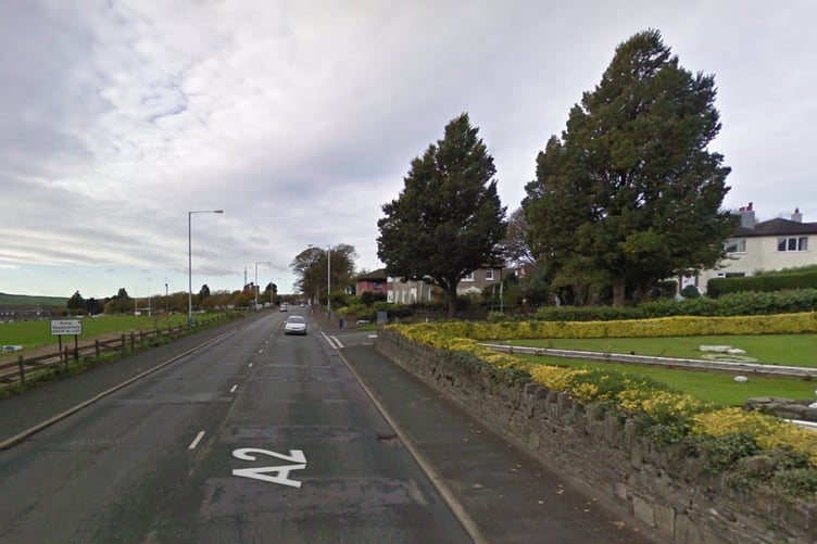 The incident occurred at Glencrutchery Road's junction with First Avenue (Photo: Google Maps)