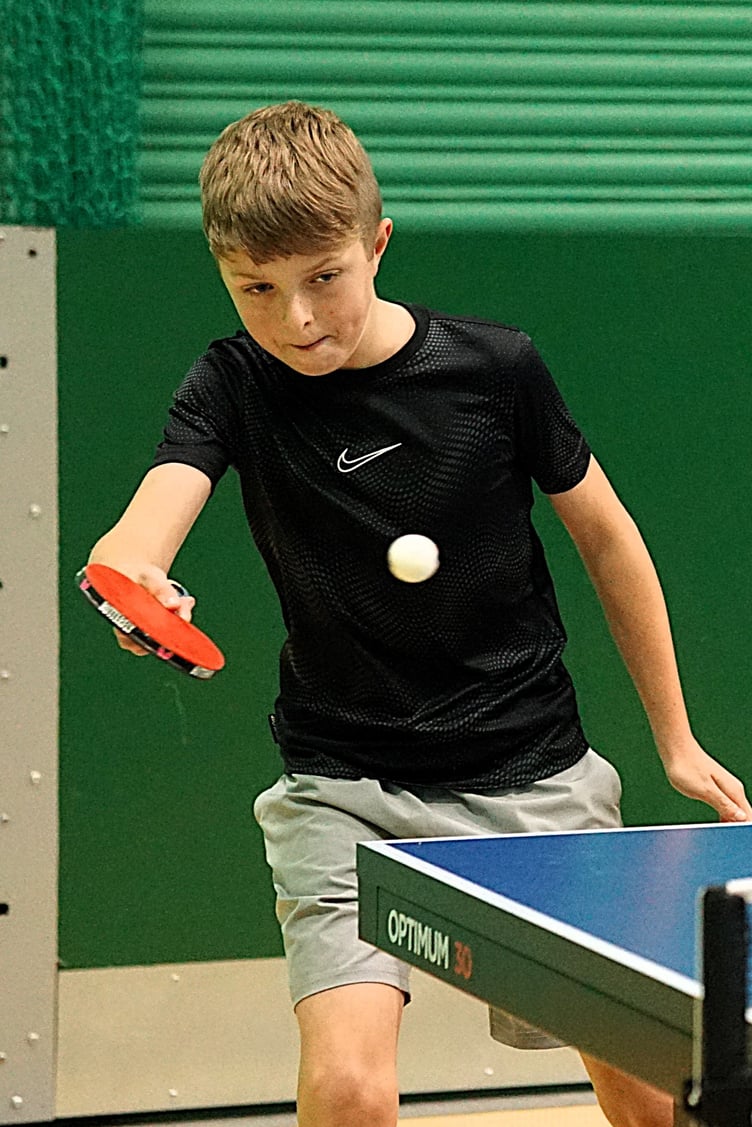 Thirteen-year-old Luke Begley has stepped up to Division Two this season playing for Travellers C (Photo: Malcolm Lambert)