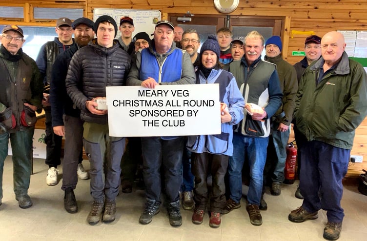 The competitors in Isle of Man Clay Pigeon Shooting Club’s annual pre-Christmas All Round Competition at Meary Veg last weekend.
