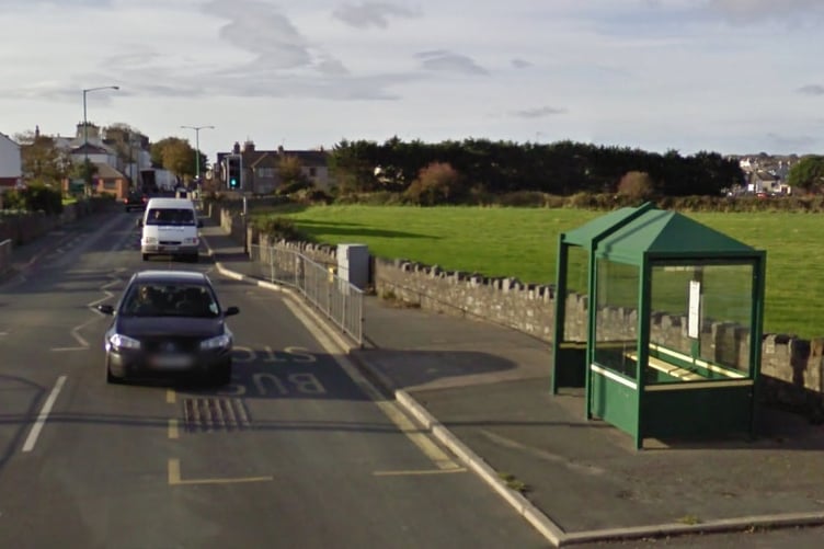 The bus top in Castletown near Janet's Corner