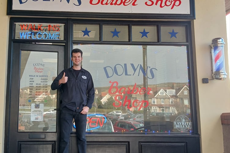 Dolyn from Dolyn's Barber Shop in Port Erin ran a ‘pay what you can’ day to help those who might struggle to afford a haircut during the festive season