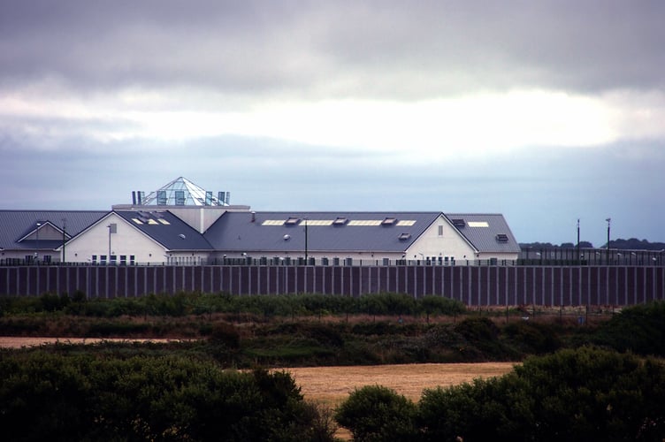View of the Isle of Man Prison, Jurby