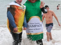 The best pictures from Peel's 2025 New Year's Day dip