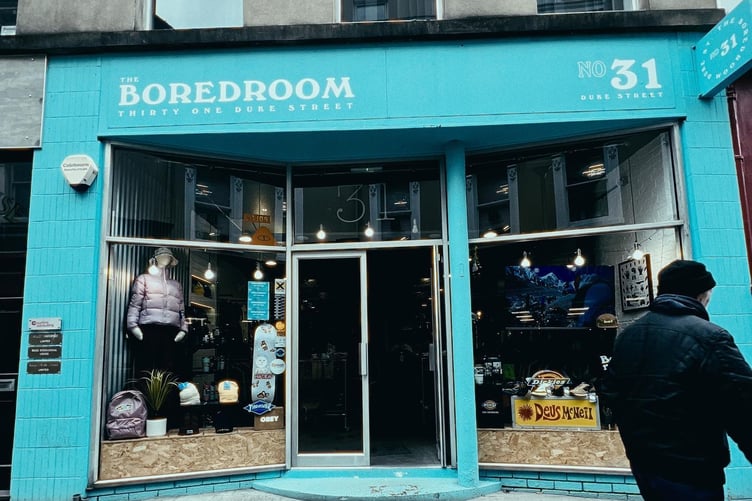 The Boredroom shop in Strand Street