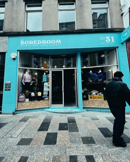 The Boredroom shop in Strand Street