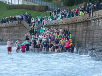 I took part in my first New Year's Day dip with mixed emotions