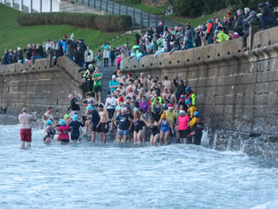 I took part in my first New Year's Day dip with mixed emotions