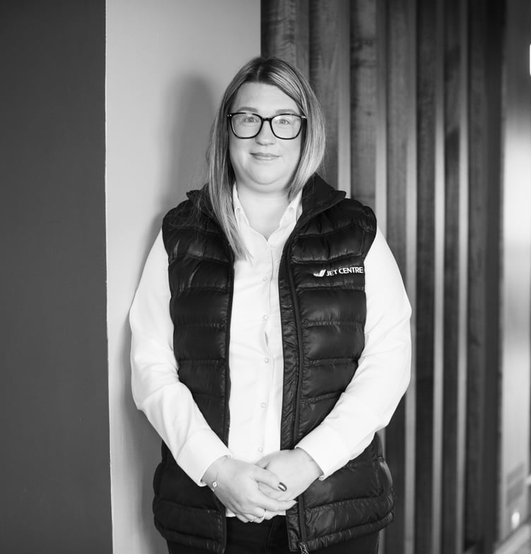 Lisa Western, the new General Manager of the Manx Jet Centre (Shan Fisher Photography)