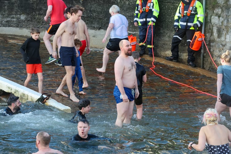The Castletown New Years Day Dip 2025
