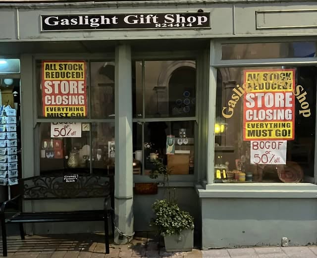 The Gaslight gift shop in Castletown