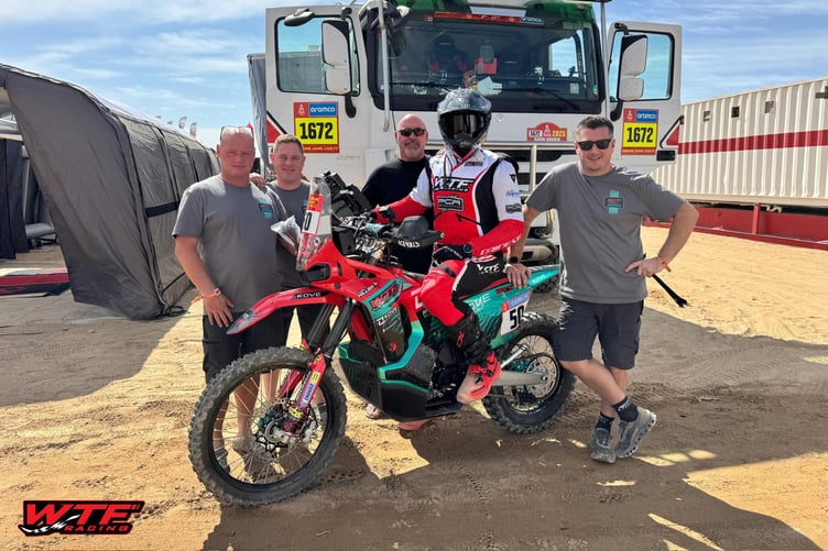 James Hillier is competing in the event with the WTF Racing team he rides for at the TT