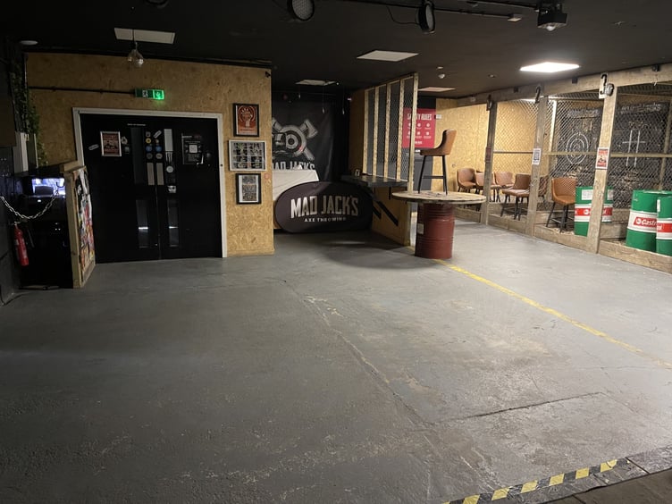 Inside the Mad Jack's venue on South Quay in Douglas, where the competition will be held