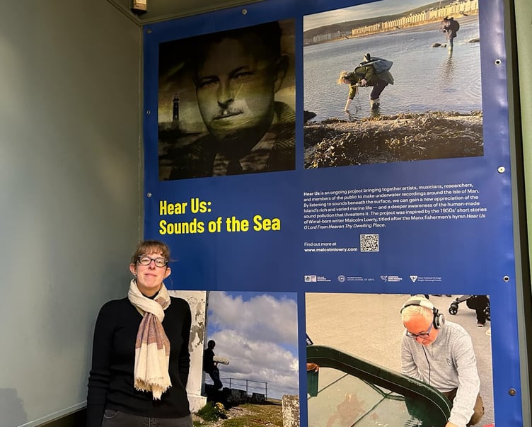 Laura McCoy, Manx National Heritage curator for natural history at the Sounds of the Sea display