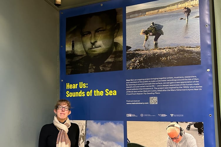 Laura McCoy, Manx National Heritage curator for natural history at the Sounds of the Sea display