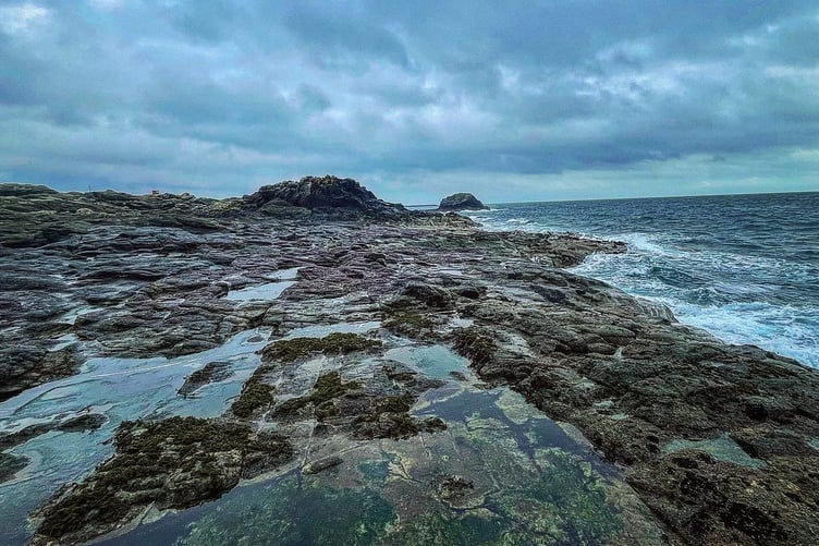 Scarlett Point is peppered with rock pools