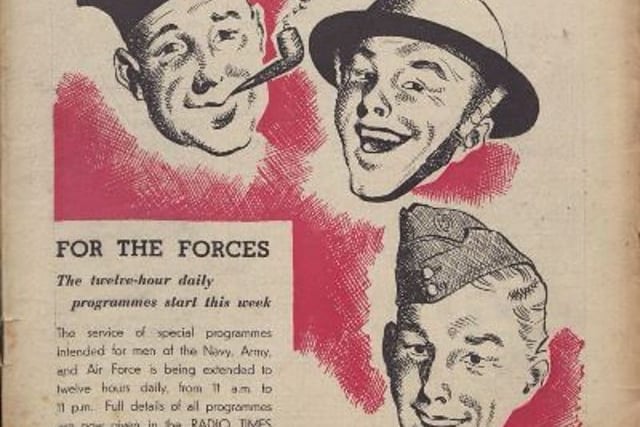 The front cover of an old Radio Times edition