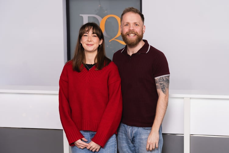 Hannah Clinton and Liam Behan