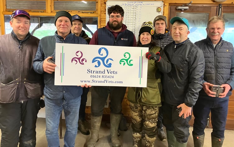 Competitors in the third round of Isle of Man Clay Pigeon Shooting Club’s Strand Vets sponsored Winter Series Pro Sporting League