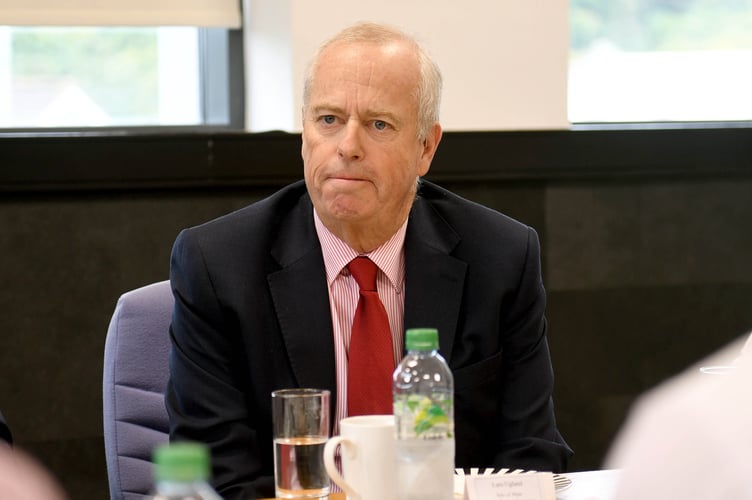Lars Ugland, chairman of the Isle of Man Steam Packet Company, is set to retire in June 2025