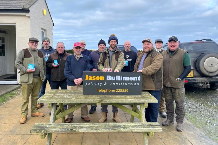 Competitors in the latest round of the Jason Bulliment Construction-sponsored sporting league at Ayre Clay Target Club last weekend