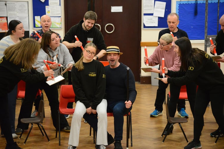 A snapshot of rehearsals, which have been taking place since September