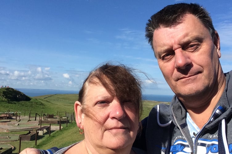 Paul Coppell with his wife Sheila