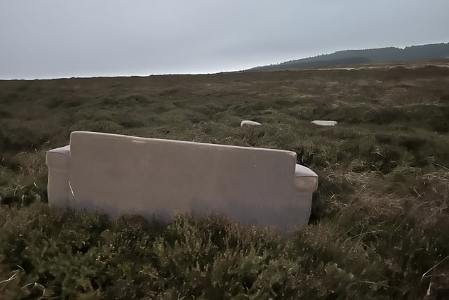 Sofa dumped on Foxdale road just two miles from civic amenity site