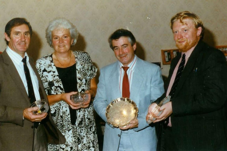 Founding members of Western Athletics Club. (L-r) Gordy Brew, Diane Parslow, Brain Maddrell and Dave Phillips 